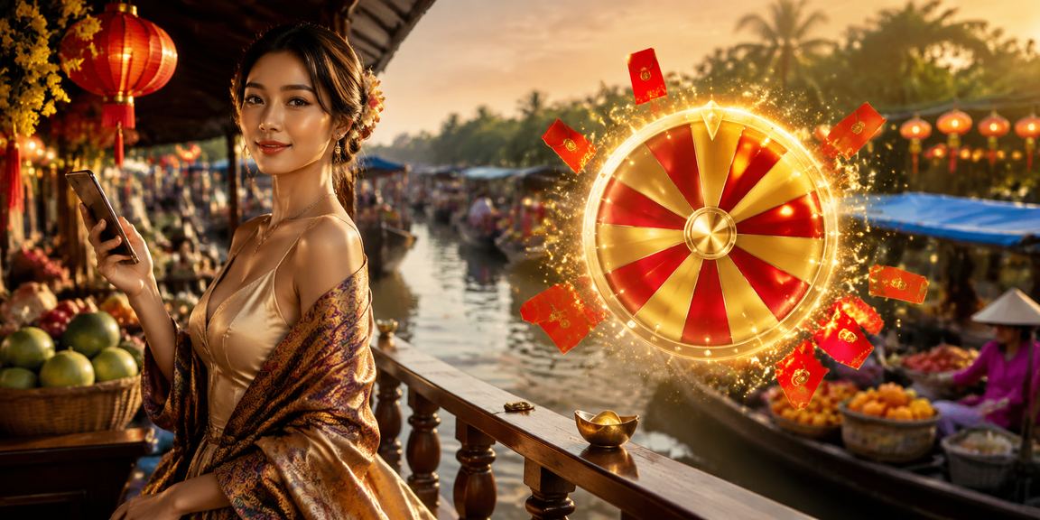 Không khí lễ hội Mekong với đèn lồng rực rỡ – cảm giác chiến thắng khi đăng nhập mbt7